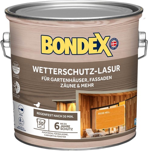 Bondex wetterschutz lasur - wetterschutz-lasur, für