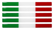 Italien Flaggen - Aufkleber 3D