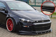 Frontspoiler für VW Scirocco R Spoilerschwert aus ABS mit ABE schwarz glänzend