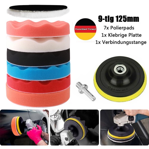 Auto polierschwamm set 125mm - auto,