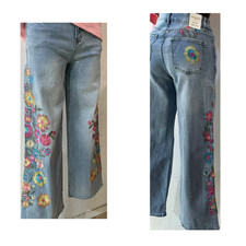 JEANS HOSE blue washed