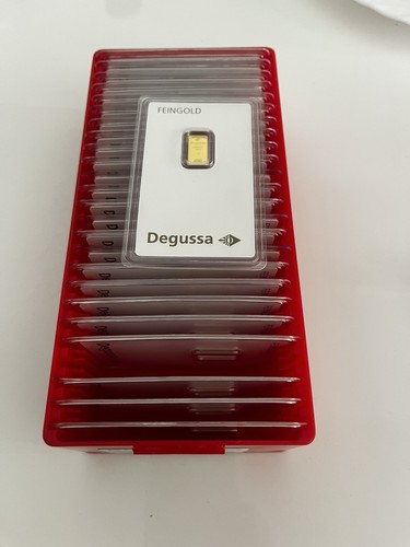 25xdegussa goldbarren - 25xdegussa,