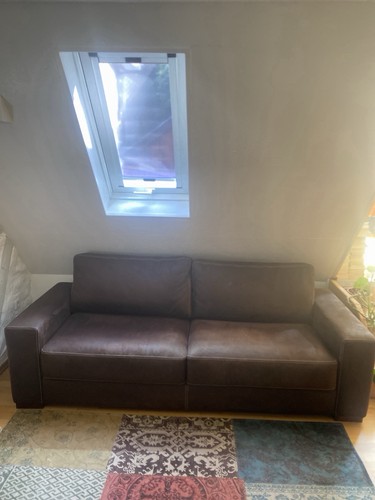 Großes sofa aus - aus, kongoleder