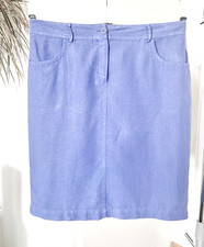 Nadine H Leinenrock royalblau
