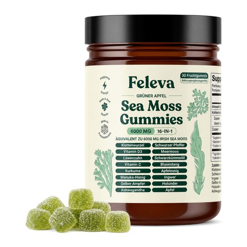 Sea moss gummies - sea, 6000mg