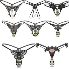 DE Damen Dessous Paar Strings Cosplay Höschen Erotik Hintern Öffnen Exotisch
