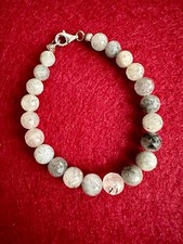 HSE Harry Ivens IV Rutilquarz Quarz Armband Armschmuck 925er Silber rhod.