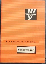 Welger Ackerwagen Ersatzteilliste