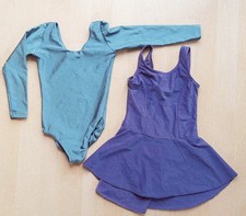2 x Ballett Trikot Langarm & Trikot mit Unterrock, ca. 5 Jahre