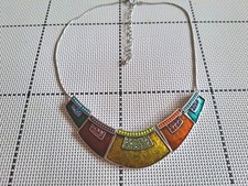 (03126)  Halskette, Kurzkette, Collier, Anhänger, Modeschmuck, Geschenk