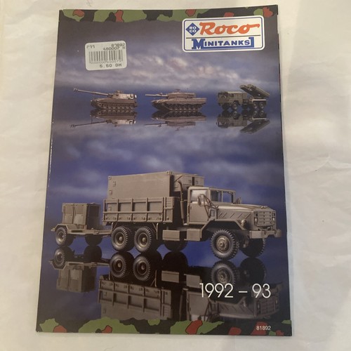 Roco mintanks katalog 1992 - roco,