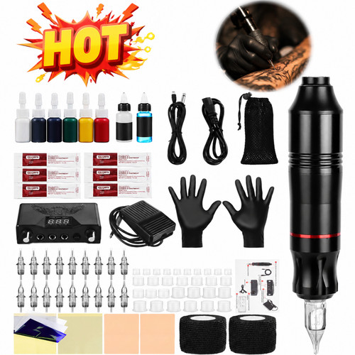 Tattoo maschinen set - tattoo-maschinen-set, kabellos