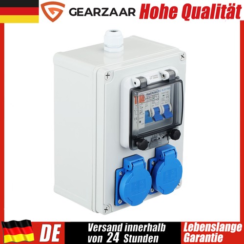 Baustromverteiler mit fi - baustromverteiler, ls+fi