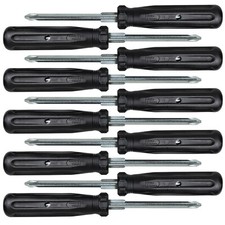 10x FELO Bordwerkzeug Umsteck Schraubendreher Kreuz PH2 + Schlitz SL 6,0x0,8 NEU