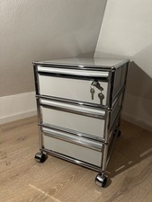 USM  Haller Rollcontainer Weiß/lichtgrau  - TOP ZUSTAND