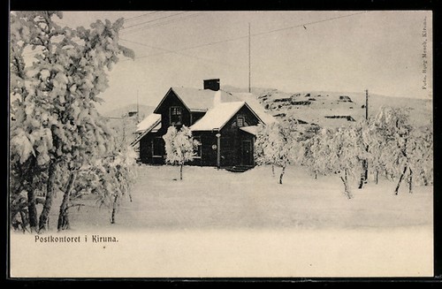 Ansichtskarte kiruna - ansichtskarte,