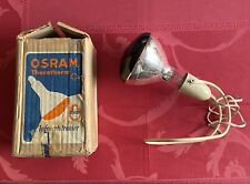 50er/60er Vintage Infrarotlampe Osram, neu in OVP, Wärmestrahler Theratherm 250W