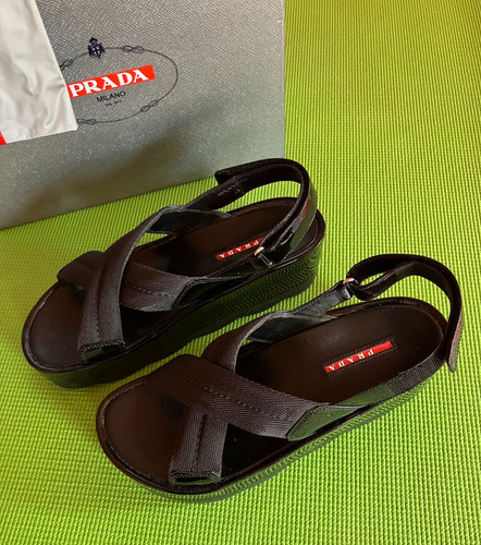 Prada sandalen plateau - prada,