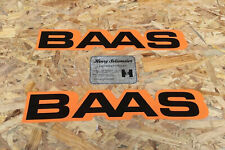 BAAS Frontlader Aufklebersatz Aufkleber Frontladerschwinge Traktor Orange