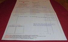 rechnung alt a. wildhagen & co