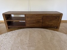 Lowboard Sheesham Echtholz Massivholz Sideboard TV Sideboard Wohnzimmer