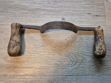 Antik Ziehmesser Zugmesser 26cm mit Holzgriff