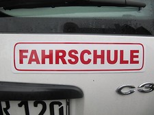 Magnetschild Fahrschule 31,5x7cm