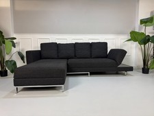 Brühl Fourtwo Designer Sofa Stoff Couch Schlafsofa Four Two Grau