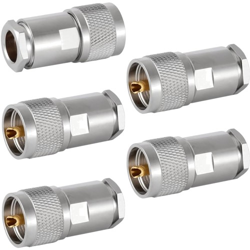 Pl259 koaxialstecker 5er set - pl259,