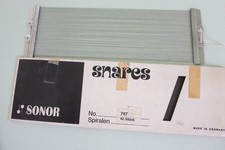 Sonor Snare-Teppich 14", vintage, 42 Spiralen, Edelstahl