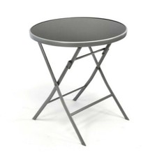 Bistrotisch mit Glasplatte