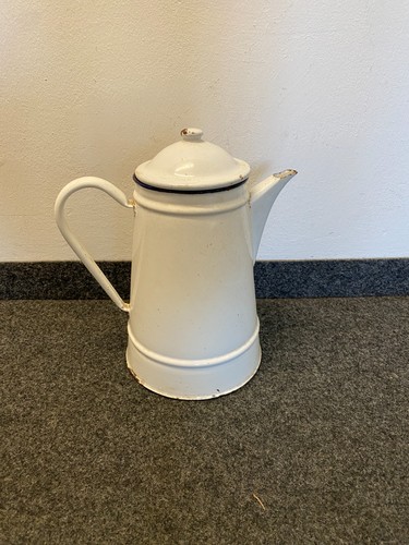 Alte emaille kaffeekanne - emaille,