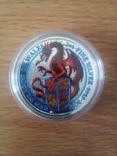 2 oz Silber "Roter Drache von