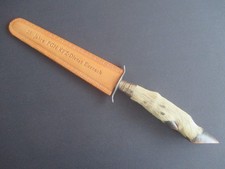 DDR, orig. Brieföffner mit Lederscheide "25 Jahre PGH KFZ-Dienst Eisenach", rar