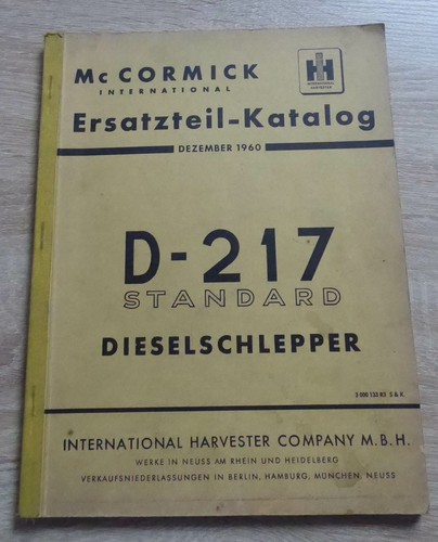 Cormick schlepper d217 - cormick,