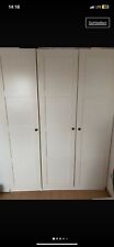 Kleıderschrank IKEA 150x200 Weiß/2mal Netzdrahtkorb