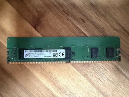 8gb 1rx8 pc4 2666v - 8gb, micron