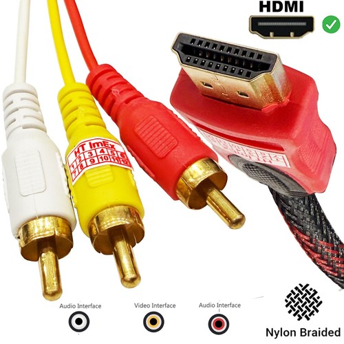 Kabel adapter hdmi - av,