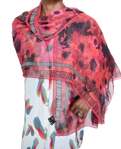 Versace chiffon seidentuch - versace,