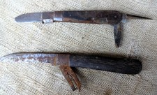 2 x ur- alte Taschenmesser