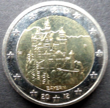 2 Euro Deutschland 2012, Bayern F , zirkuliert .