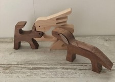 Geschnitzte Holzfiguren Frau &