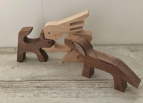 Geschnitzte holzfiguren frau - holzfiguren, &