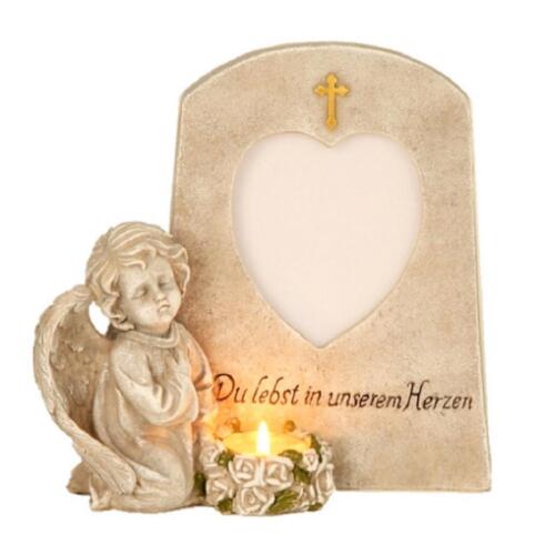 Grabschmuck engel mit foto - grabschmuck,
