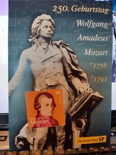 2006 Postamtliches Erinnerungsblatt - Wolfgang Amadeus Mozart
