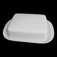Butterdose 2-tlg. Schönwald Porzellan Butterdose mit Deckel Weiß 250g Butter