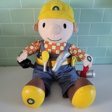 Vintage 2000 Read Along Talking Bob der Baumeister interaktiv Plüsch funktioniert