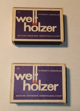 Welt Hölzer 2 Schachteln Nr