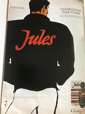 ( ̄`*•. ̧ Werbung 1 Seite Parfum JULES von CHRISTIAN DIOR - Mai 1980 ̧.•* ́ ̄)