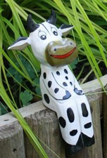 Kuh Kantenhocker Holzkuh Kühe